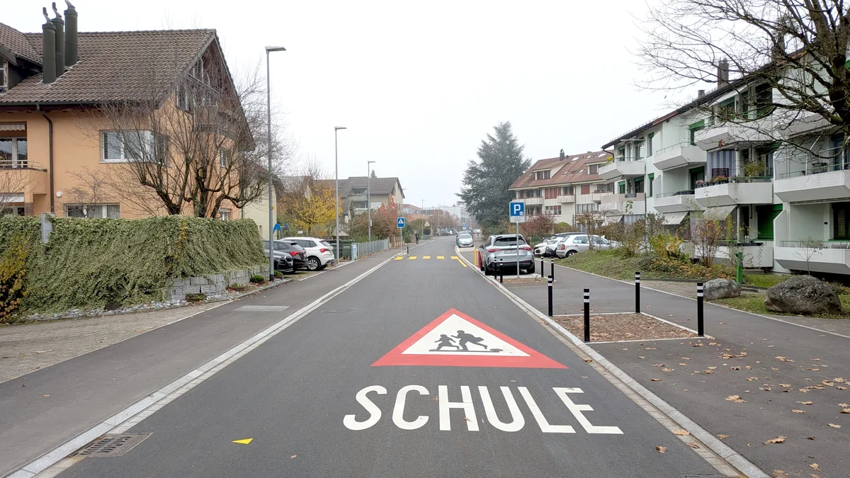 Blick auf eine Strasse